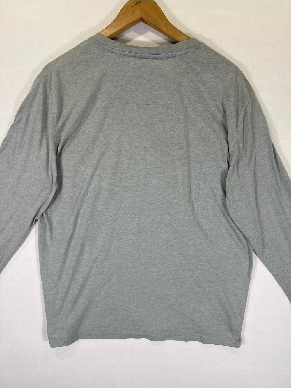 Nautica Light Gray Long Sleeve Crewneck Tee